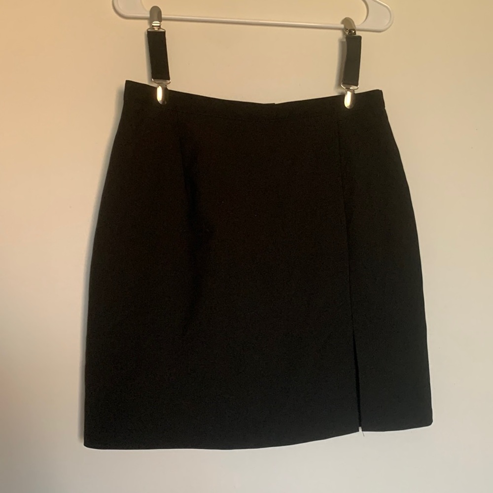 Vintage black mini pencil skirt